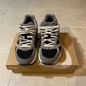 ASICS Black and Gray Running Shoes